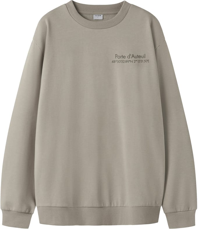 NAME IT - TAMCOX LS CREW NECK LOGO SWEAT BRU NOOS - Heren - Sweaters