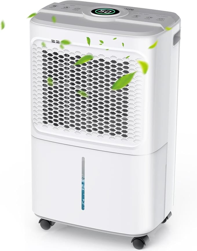 Energiebesparende Luchtontvochtiger 12L voor 20m² met Digitale Weergave en Touch Control