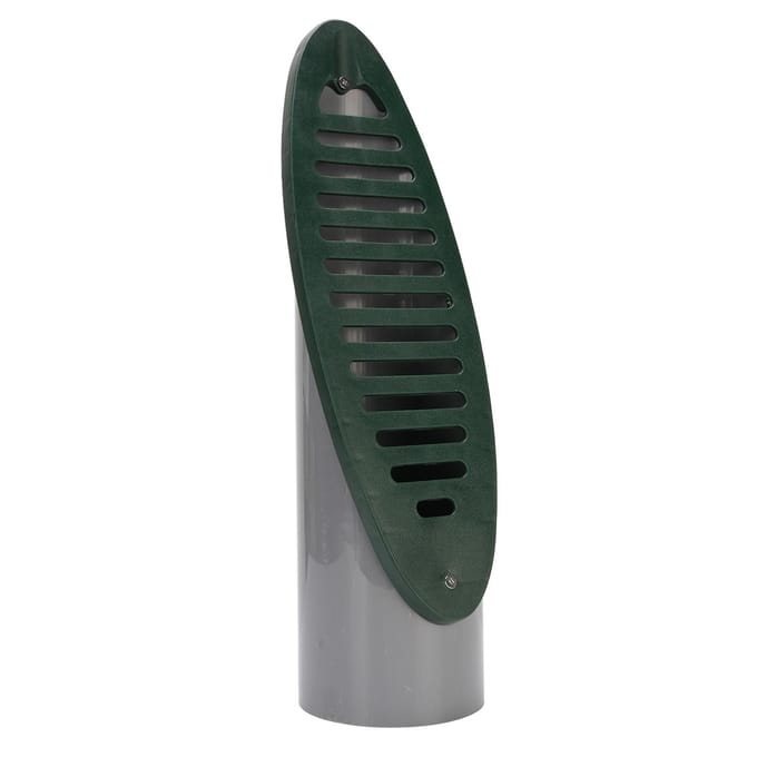 Tuinafvoer Emitter PVC Afneembaar Rooster Schuin Aflopend Tuinafvoer voor Afvoersysteem Groen black