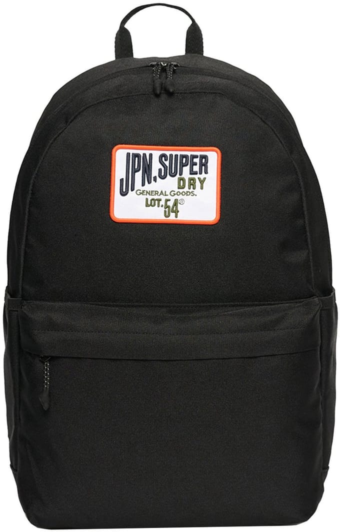 Superdry Montana Patched Backpack Vintage Black
