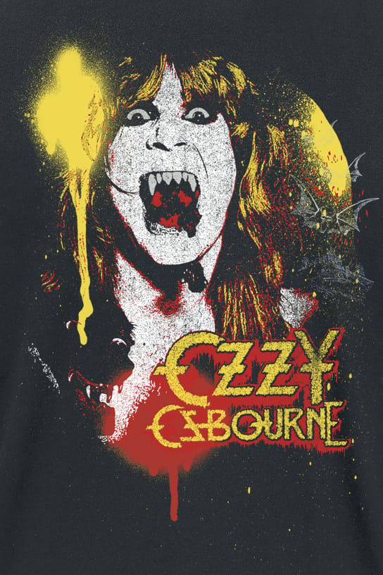 Ozzy Osbourne T-shirt - Screaming Devil - M tot L - voor Mannen - zwart
