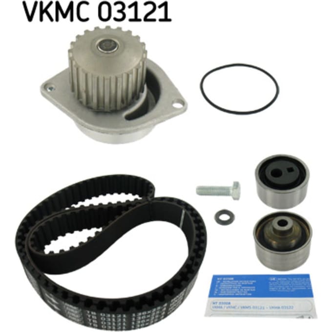 Waterpomp + distributieriem set PowerGrip® SKF VKMC 03121