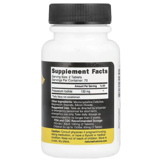 Kaliumjodide Tabletten, 140 Tabletten (65 mg per tablet)