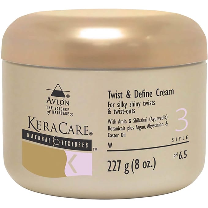 KeraCare Detangling Shampoo and Conditioner Duo with Natural Textures Twist and Define Cream