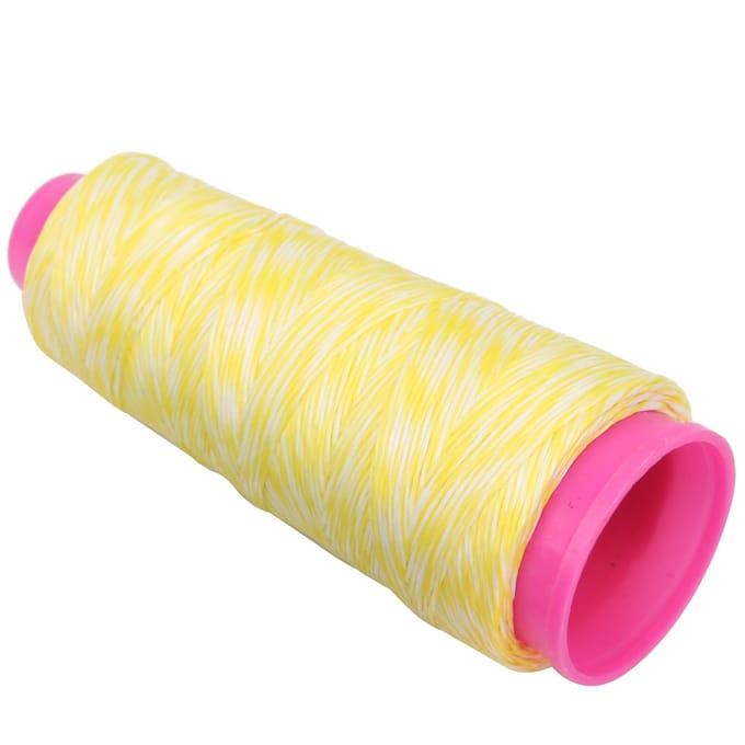 Matériau Corde d'Arc Tir à l'Arc 110m 360ft Fil Fabrication Corde d'Arc Recourbé Compound Corde Jaune et Blanc