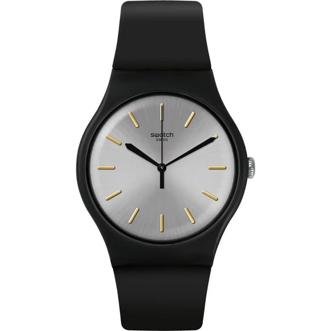Swatch Originals Large (41mm) SUOB173 Back to Black Horloge