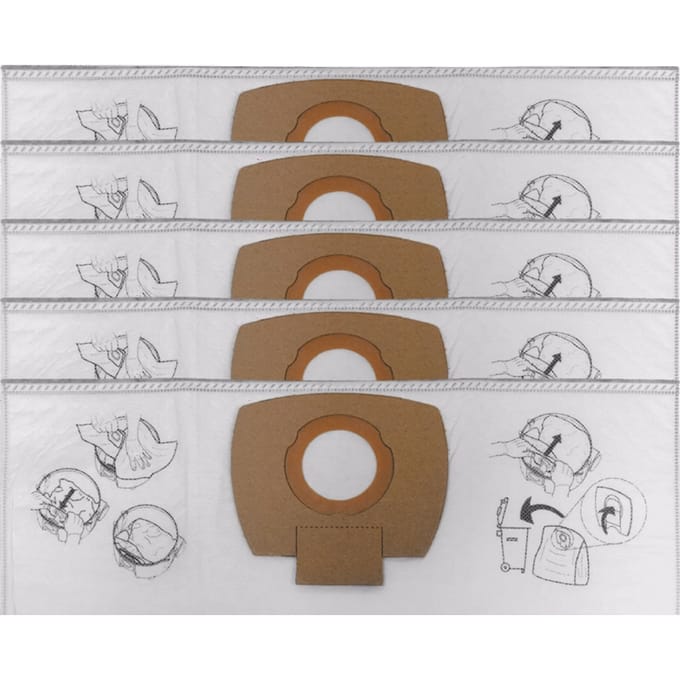 Makita P-72899 fleece stofzak 10L (5 Stuks)