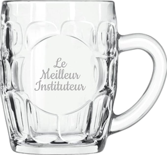 Bierpul gegraveerd - 55cl - Le Meilleur Instituteur