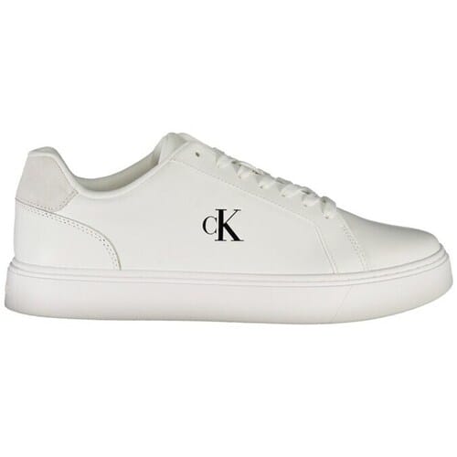 Calvin Klein Bianco Polyurethaan Heren Sneaker