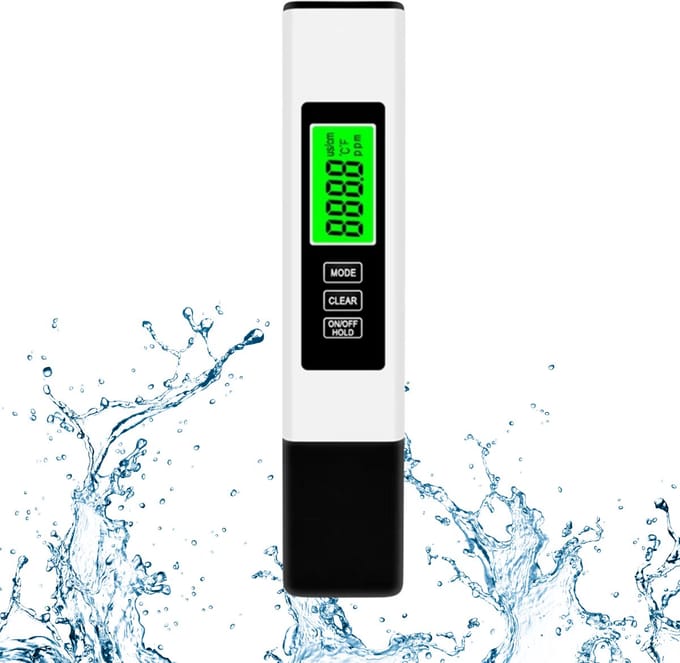 Vyzio - Water Tester - TDS Meter - Waterkwaliteit Meter - Digitale Water Test - pH Meter - Water Kwaliteitstest - WATRIUS