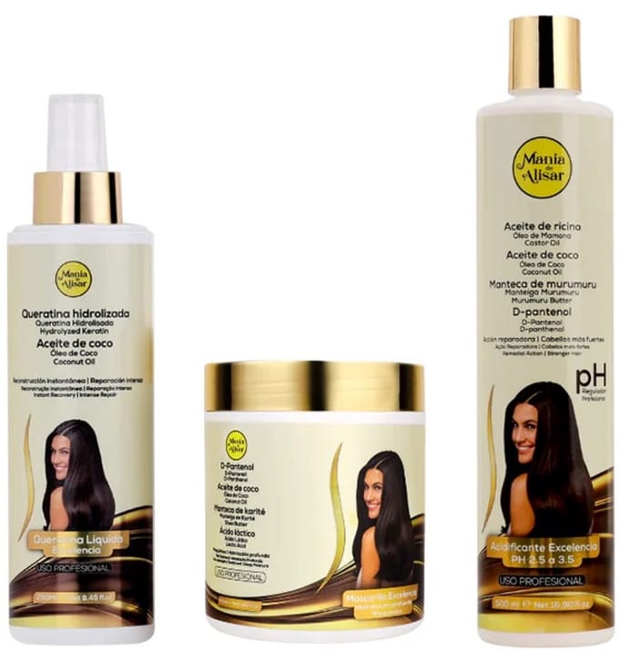 Hair Prep Kit Acidifying + Mask + Liquid Keratin