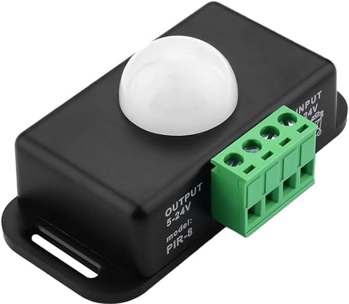 Bewegingsm DC 3-24 6A Infrarood Sensor Schakelaar Automatisch Met Bewegingsmelder - Zwart