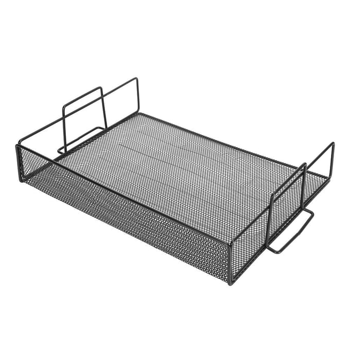 Bestand Documentenbak Meerlaags Desktop Opberg Organizer Mand Horizontaal Brievenrek gray
