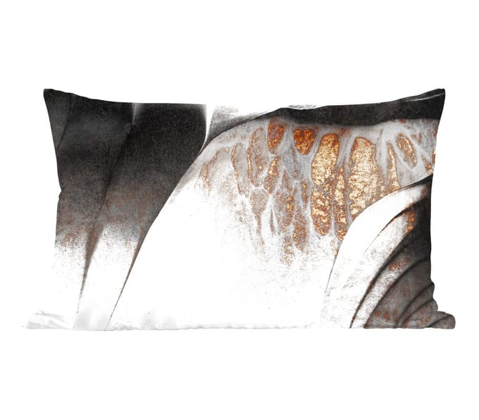 Sierkussens - Kussentjes Woonkamer - 60x40 cm - Goud - Abstract - Design
