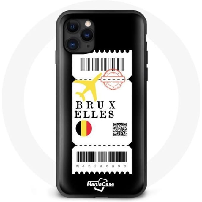 Coque iphone 12 billet d'avion bruxelles