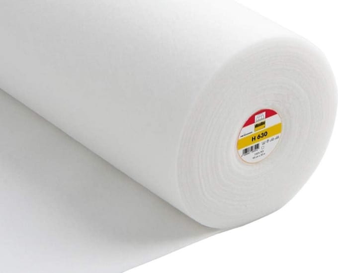 Volume Fleece Tussenvoering Strijkbaar Lage Loft voor Quilten en Patchwork Wit