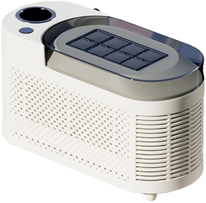Draagbare Mini Desktop Ijsmachine - Snel Ijs in 10-15 Minuten, Ideaal voor Thuis, Auto en Camping