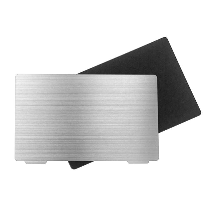 Hars 3D-printer Flex Build Plate Veerstalen flexibele plaat Print met magnetisch basisplatform 138x78mm black