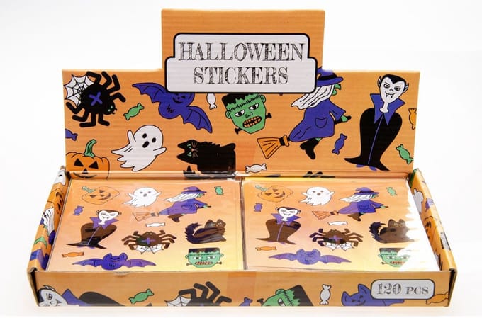 Duckiez stickervel Halloween - 120 stuks