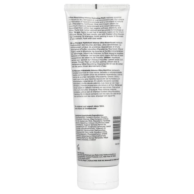 Ouidad, Ultra Voedend Intens Hydraterend Masker, 7,8 fl oz (230 ml) white