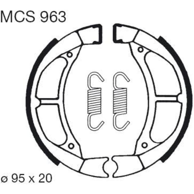 Remschoenset TRW MCS963