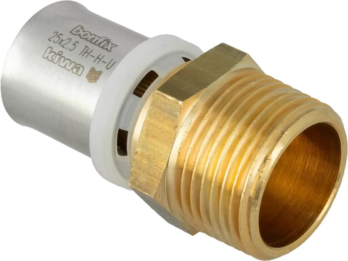 Bonfix Alu-pers puntstuk 1″ bu.dr. x 25 mm