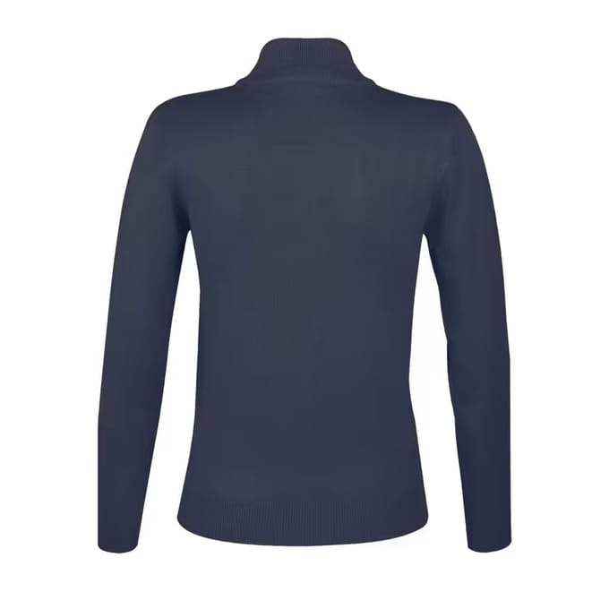 SOLS Gebreid vest met volledige rits dames/dames (Marine)