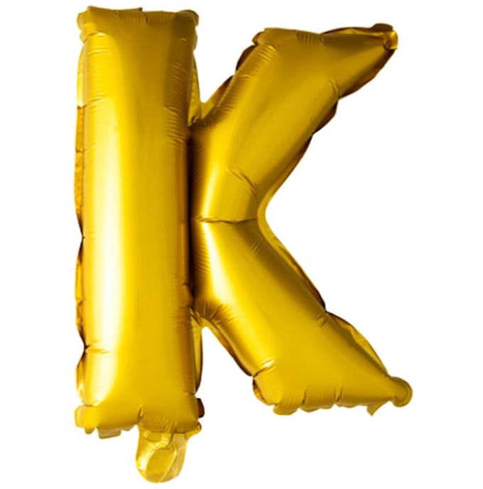 Folie Ballon Letter 40″ K - Goud