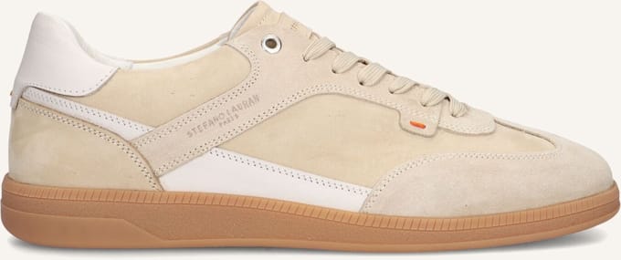 STEFANO LAURAN Star 18 Sneakers - Leer - Heren - Beige - Maat 39
