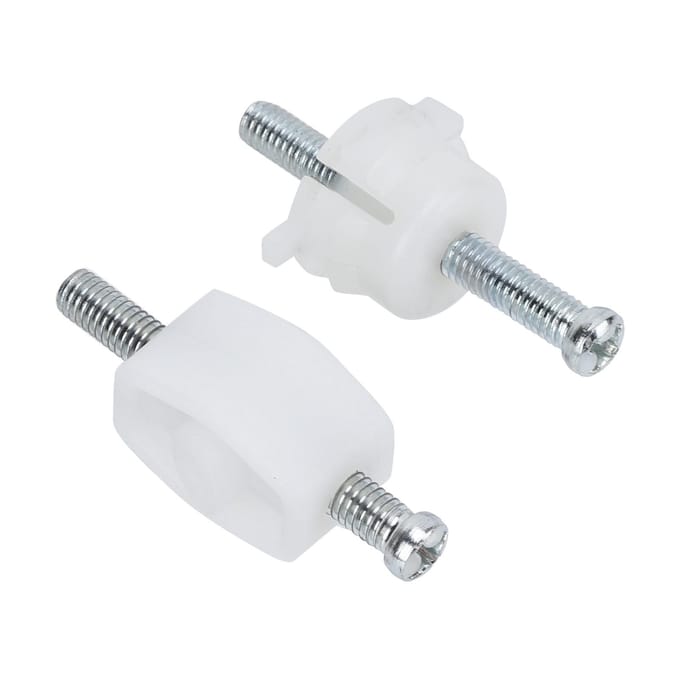 2pcs Clip de Phare Vis de Réglage de Phare 701941141A Remplacement pour TRANSPORTER 1990‑2003 white