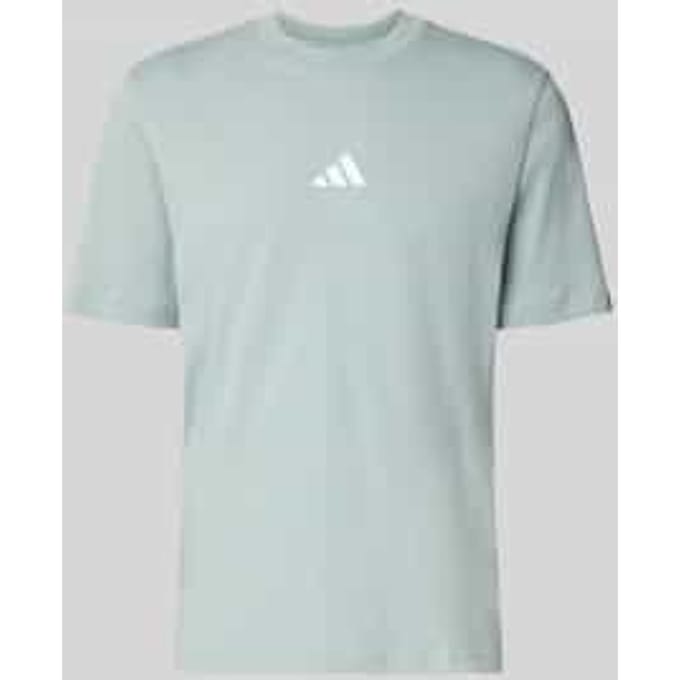 T-shirt met logo en ronde hals