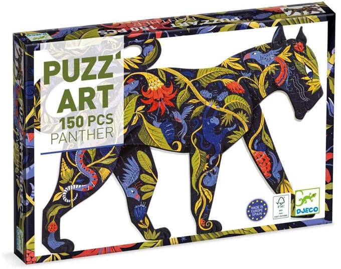 Djeco puzzel Black Panther 150 stukjes - FSC karton - kinderpuzzel.