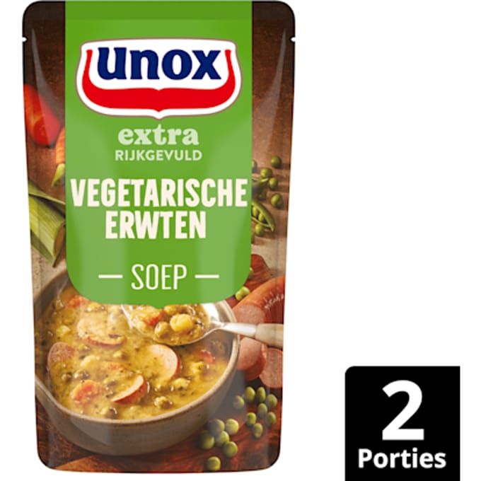 Soep in zak rijkgevuld vega erwt