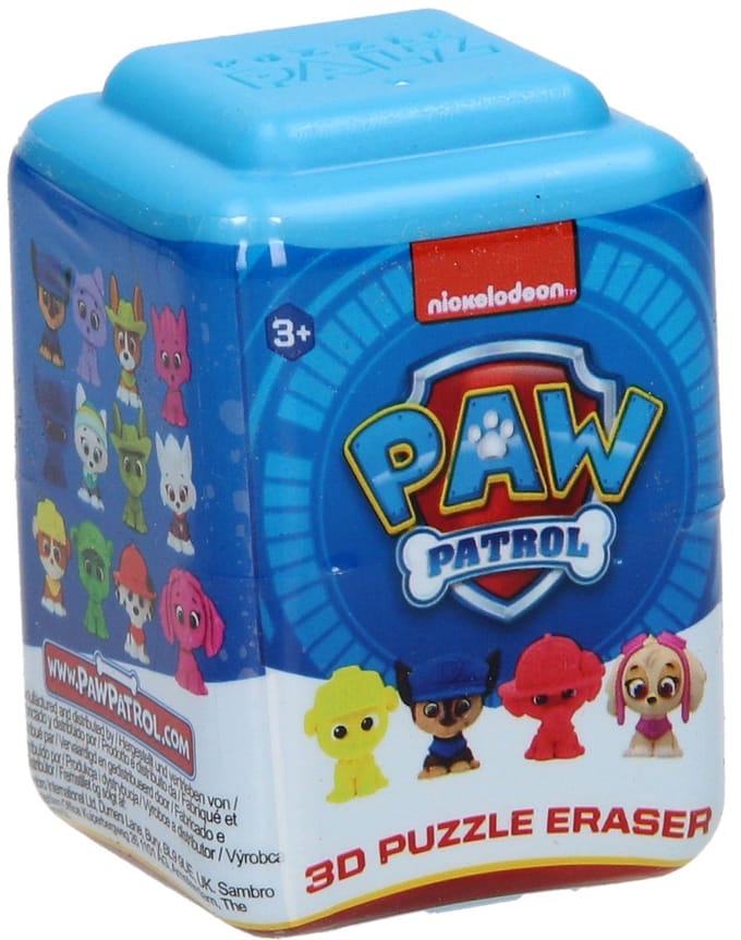 Paw Patrol Puzzle Eraser with Fragrance in Surprise Box
