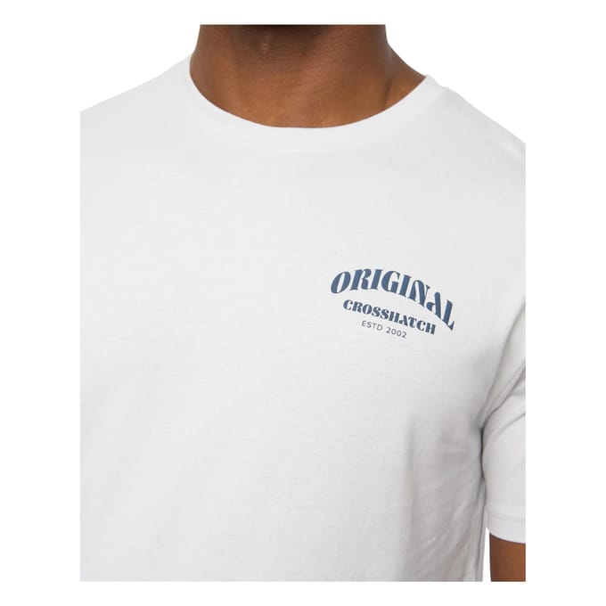 Crosshatch Heren Labstock T-Shirt (Blauw)