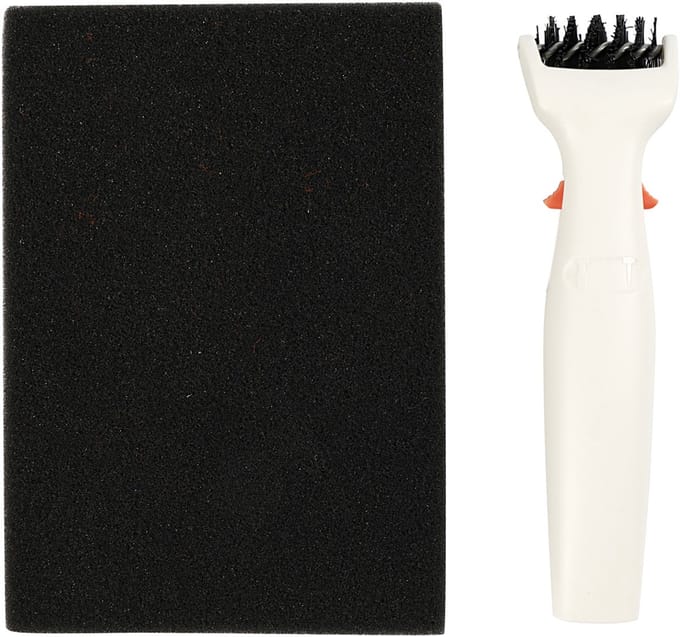Snijmal borstel & Foam Pad, afm 4x15,5 cm, 1stuk/ 1 stuk