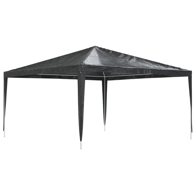 vidaXL - Partytent - professioneel - 90 - g/m² - 4x4 - m - antraciet