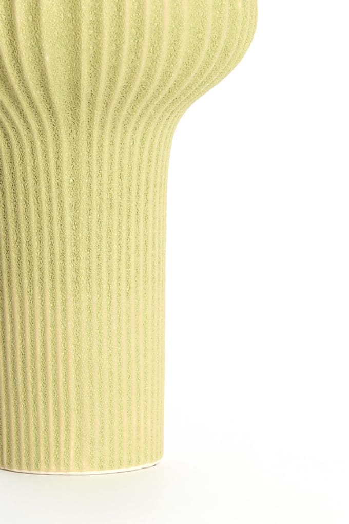 Light&living Vaas deco Ø23,5x42,5 cm NEVANO mat groen