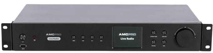 AMC Live Radio V23 internet radio & FM DAB+ tuner & USB/Bluetooth media speler
