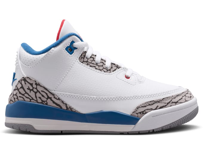 Jordan Air Jordan 3 Retro True blauw Ps Kinderen Wit K104