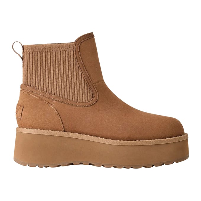 UGG® Cityfunc Chelsea for Women in Brown, Size 8, Suede/Polyester