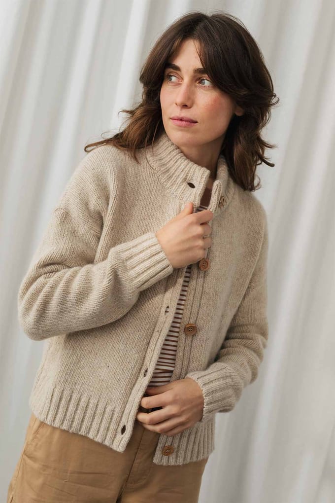 TWOTHIRDS Bangor Knit Beige Taglia: M | Maglie a manica lunga Outlet | Donna | Marrone