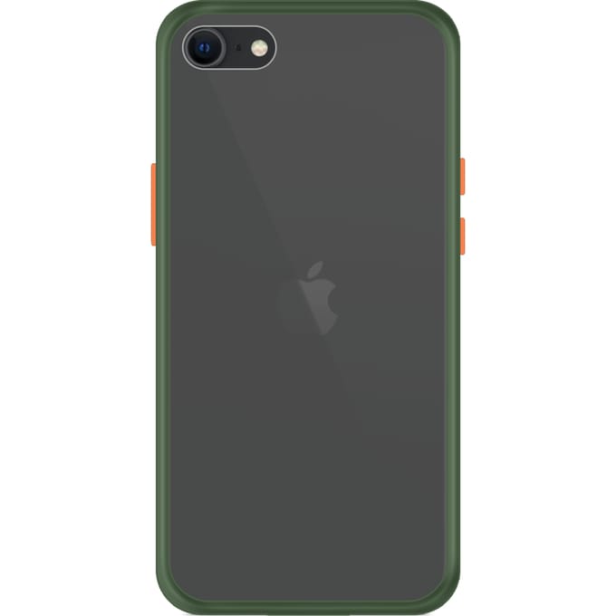 iPhone SE 2020 Back Cover - Groen/Transparant