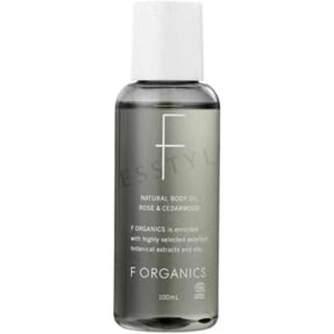 F ORGANICS - Natural Body Oil Rose & Cedarwood - 100ml