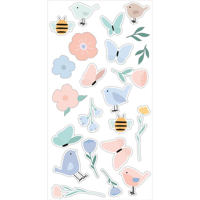 Puffy sticker "Sweet Garden"