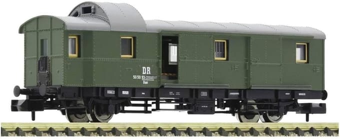 Bagagewagen N - Modelwagon DR - Modelspoor hobby - Duurzaam en robuust - N schaal - Divers
