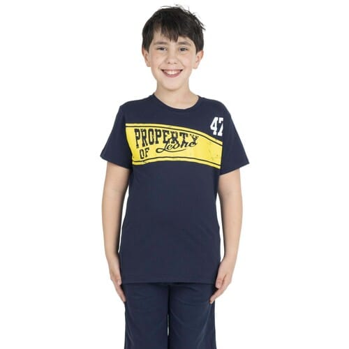 T-shirt Korte Mouw Leone 1947 Boy Short Sleeves Welcome