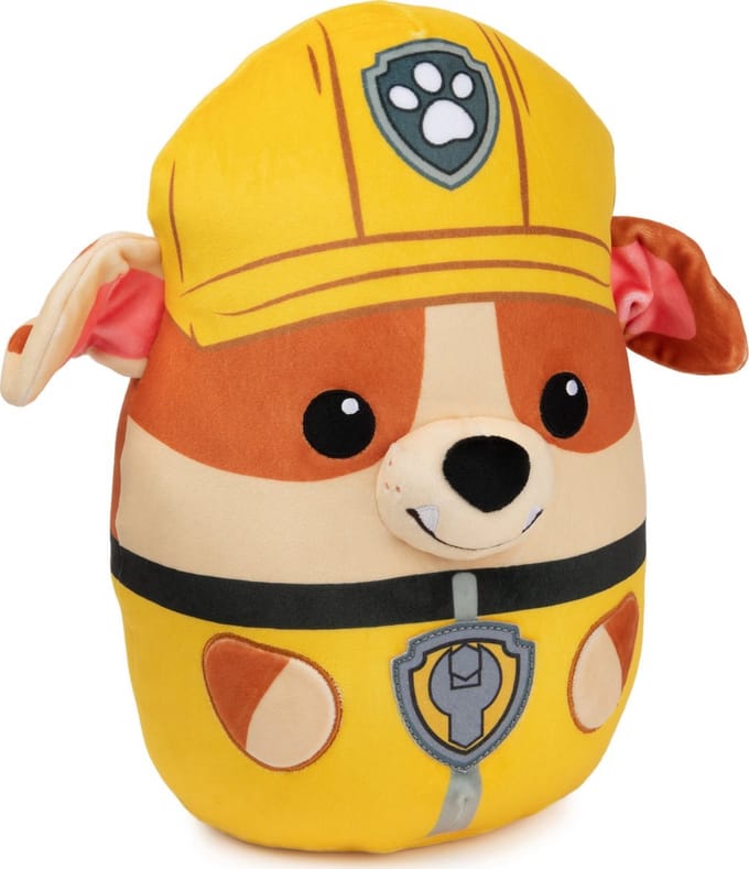GUND - PAW Patrol-knijpknuffel van Rubble - 20 cm