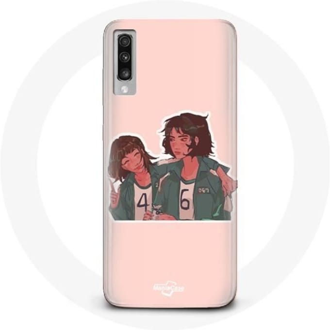 Coque - Samsung - Galaxy A50 - Souple - Protection - Squid Game Ji Yeong Kang Sae Byeok