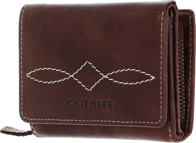 CHIEMSEE Leren Portemonnee Leather Wallet Brown Bruine